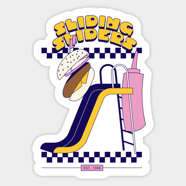 Sliding sliders Sticker by Nora Gazzar